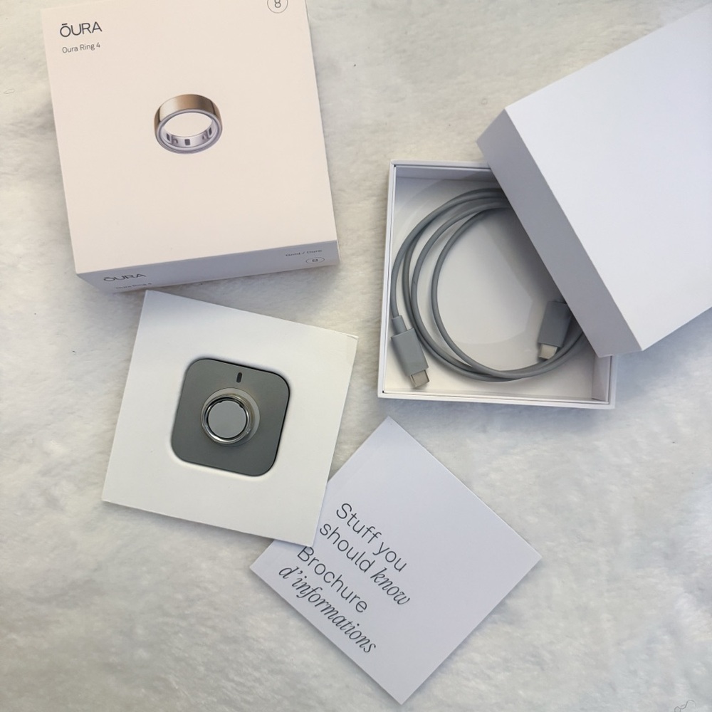 Like New Oura Ring - Gold Gen 4 Size 8